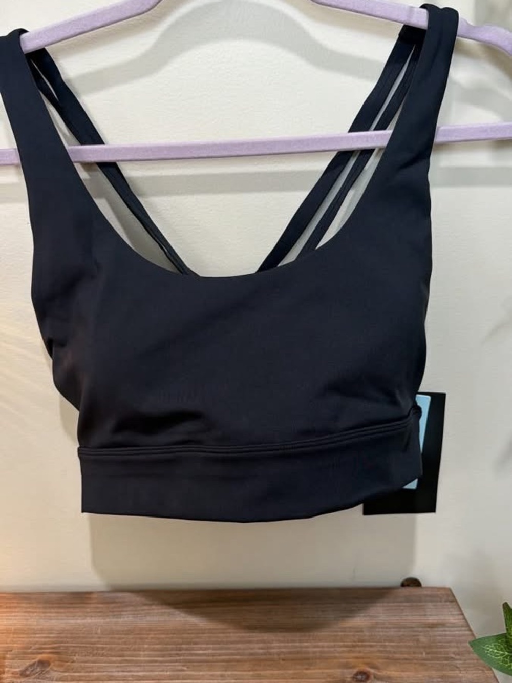 Lole Black Double-Strap Sports Bralette